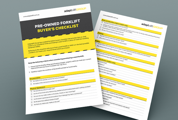211001 USed forklift pre purchase checklist Thumbnail 211001 USed forklift pre purchase checklist Thumbnail