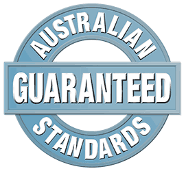 Australian Standards Guaranteed logo Australian Standards Guaranteed logo
