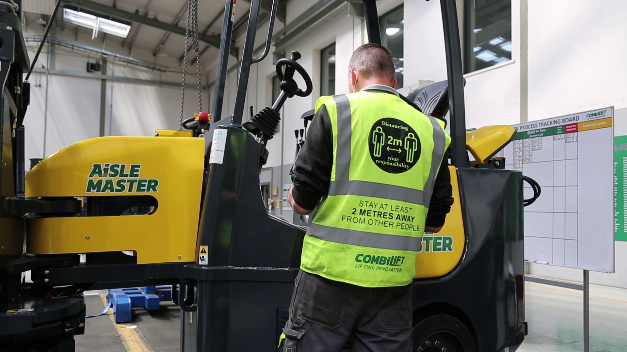 Combilift 2m social distancing