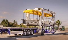 More Efficient and Safer Long Load Steel Handling with Combilift's Straddle Carrier