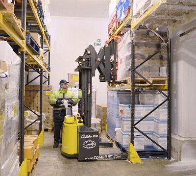 Maximising Cold Storage Space with Combilift’s WR Walkie Reach Stacker