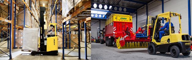 Counerbalance forklift VS reach truck