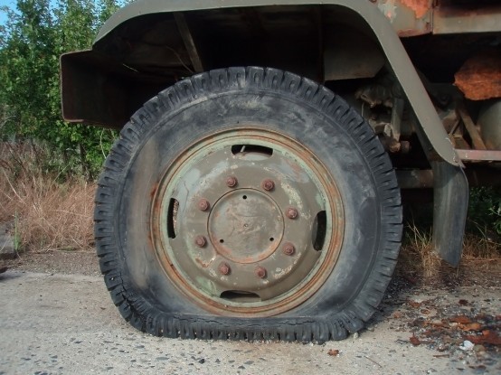 Flat tyre Flat tyre