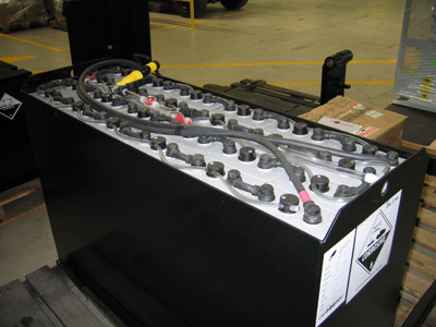 Forklift battery