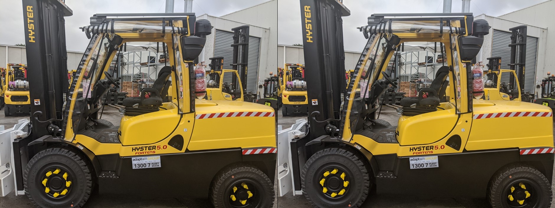 Forklift PVC Rain Protection Forklift PVC Rain Protection