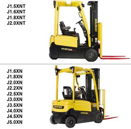 Hyster electric range JXN JXNT v7 Hyster electric range JXN JXNT v7