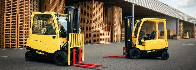 Hyster forklift mast collapsed height