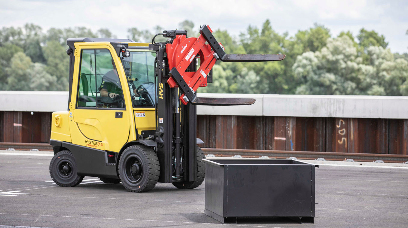 Hyster forklift rotator attachment 2 Hyster forklift rotator attachment 2