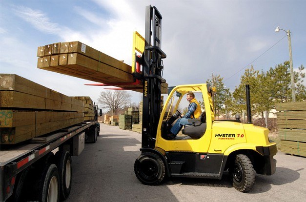 Hyster S135 155FT pneumatic tyre counterbalance forklift