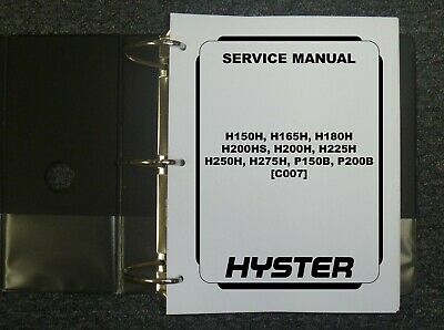 Hyster Service Manual Hyster Service Manual