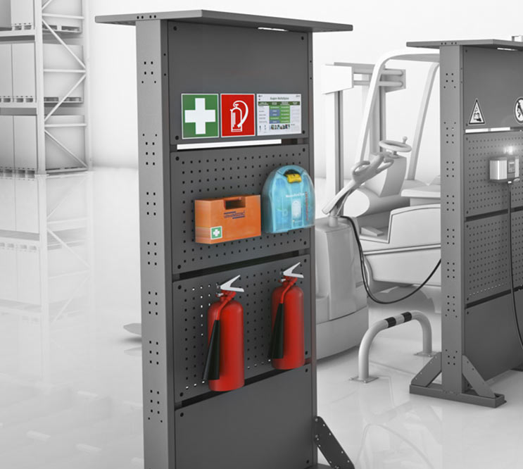 Designing a safe forklift battery charging room