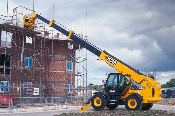 JCB construction telehandler