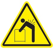 Lifting safety sign