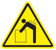 Lifting safety sign Lifting safety sign