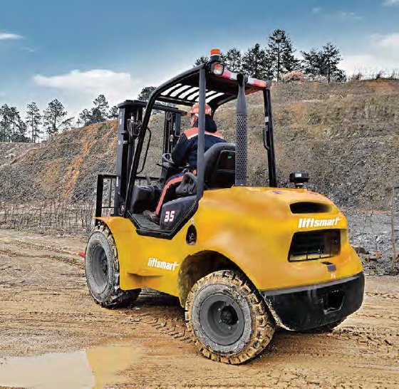 Liftsmart all terrain forklift farming and agriculture Liftsmart all terrain forklift farming and agriculture