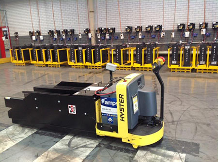 forklift battery charging room Photo 3