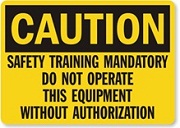 Safety training sign 2 Safety training sign 2