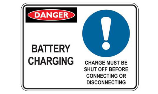 Sign   shut off charge