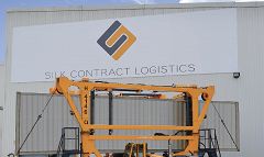 First ever Combilift Straddle Carrier at Silk Logistics