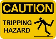 Slips and trips sign (2) Slips and trips sign (2)