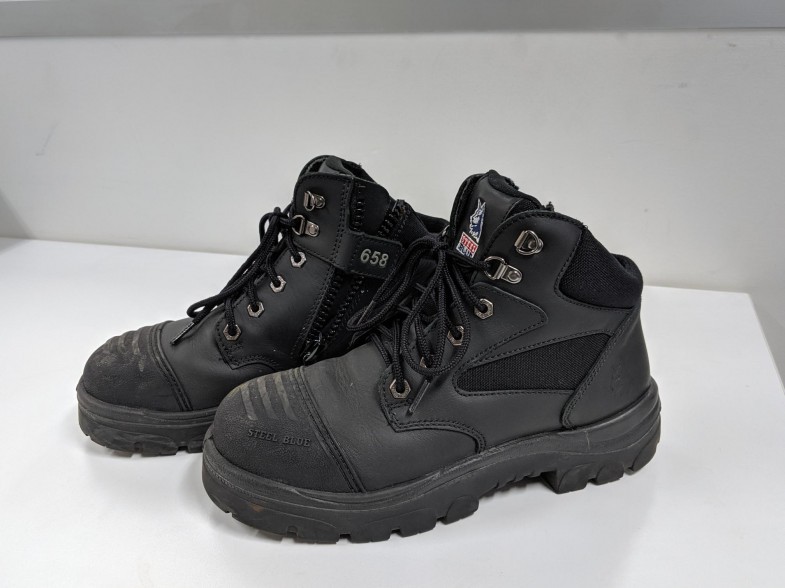 Steel cap boots