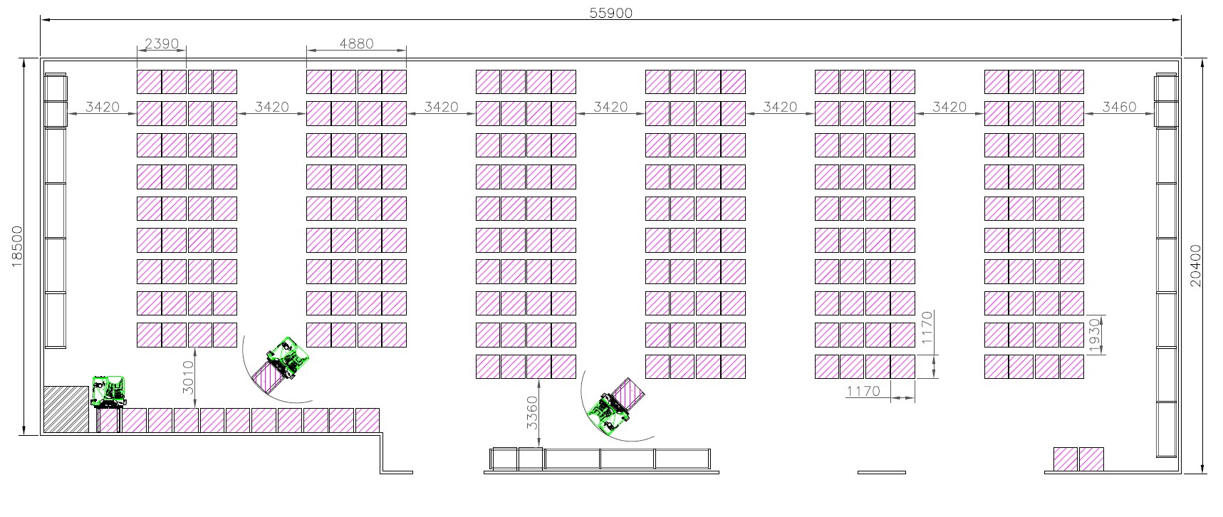 Warehouse layout 1