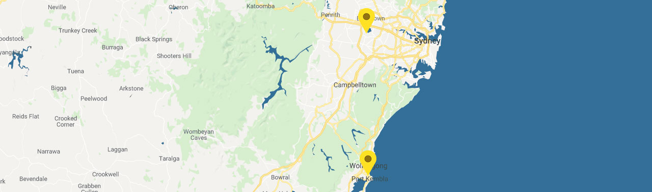 Adaptalift branch locations in NSW
