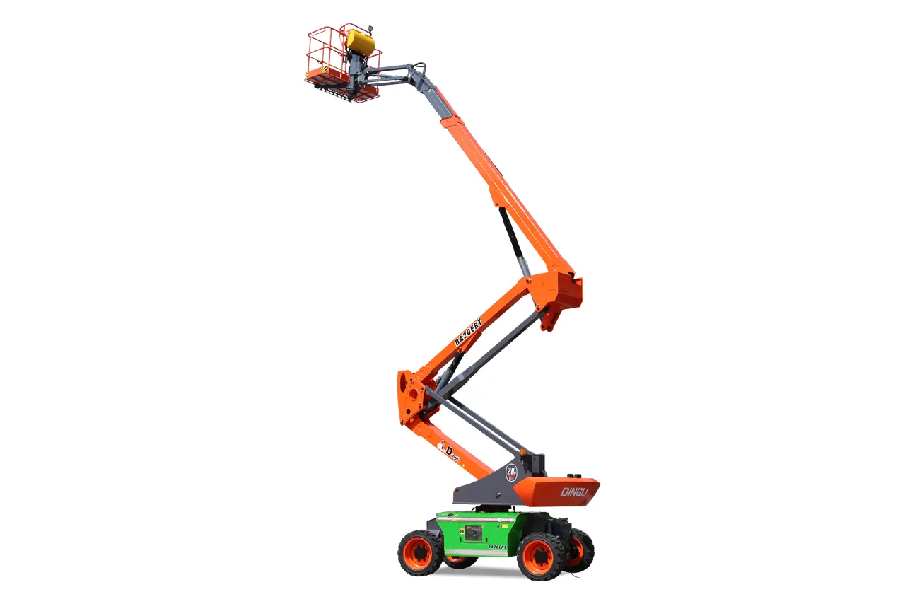 60ft / 18m Electric Rough Terrain Articulating Boom Hire