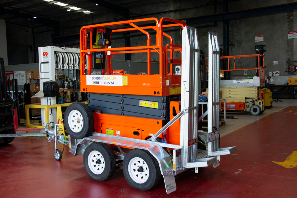 19ft / 5.8m Scissor Lift & Trailer Hire