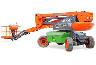 60ft / 18m Electric Rough Terrain Knuckle Boom Hire