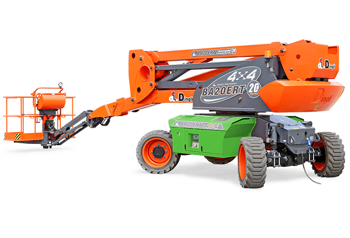 60ft / 18m Electric Rough Terrain Knuckle Boom Hire