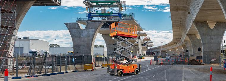 40ft / 12m Rough Terrain Scissor Lift Hire