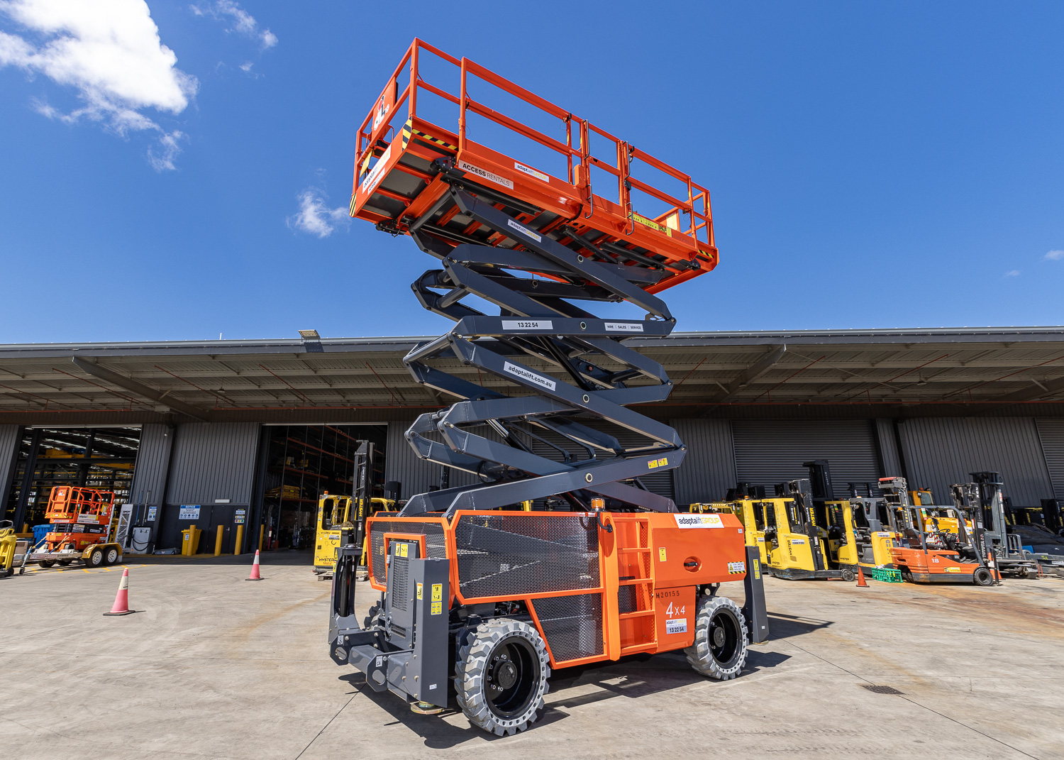 13m Rough Terrain Scissor Lift