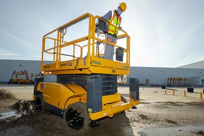 26FT / 8m Diesel Rough Terrain Scissor Lift Hire