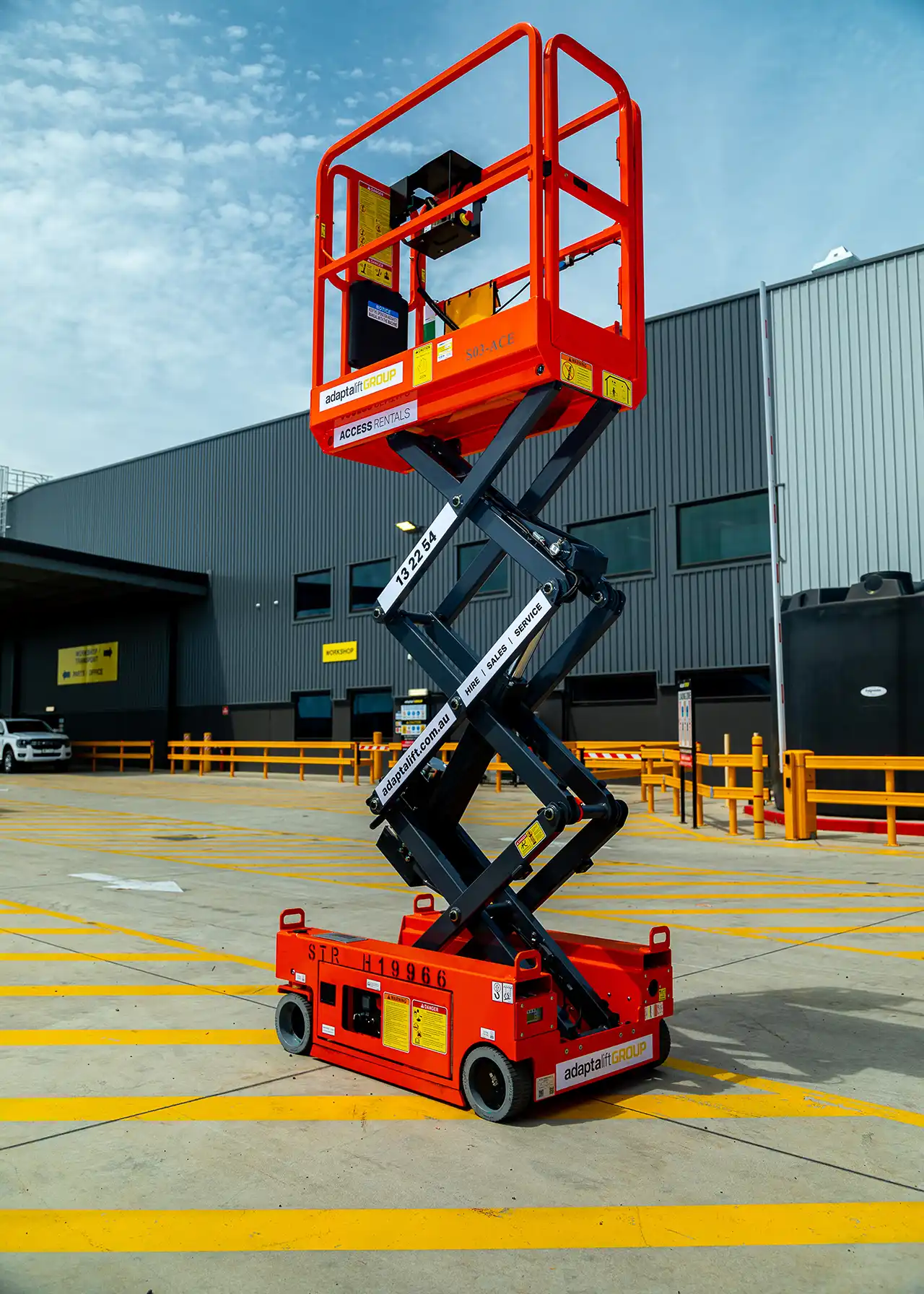 12ft 3.6m Small Electric Scissor Lift Hire Short Term