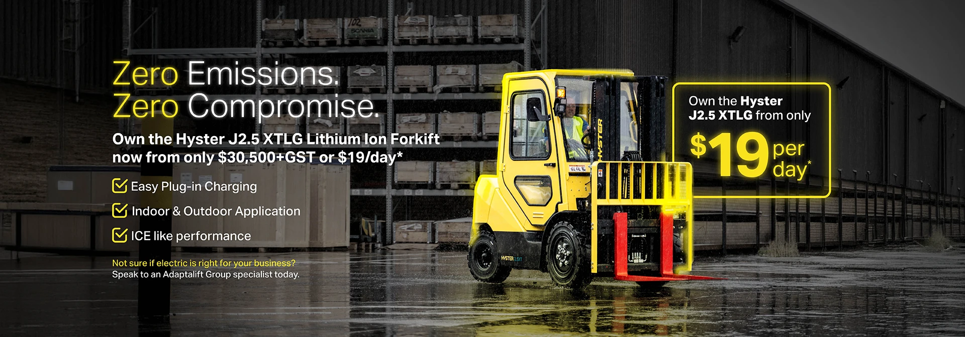 Hyster J2.0-3.5XTLG Electric Forklilft