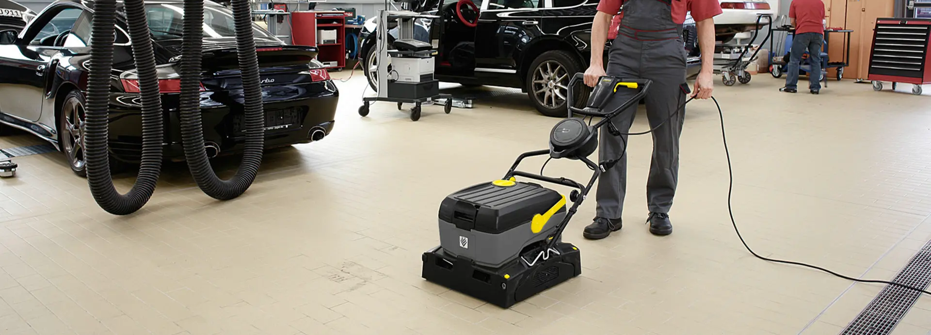 Karcher BR 40 10C Walk-Behind Scrubber Dryer