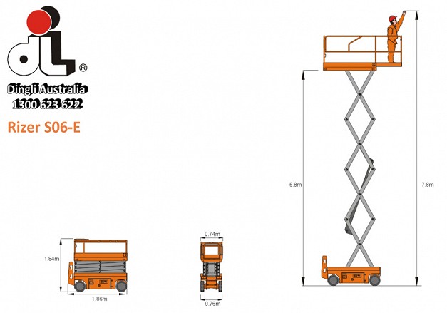 Dingli S03-E Scissor Lift