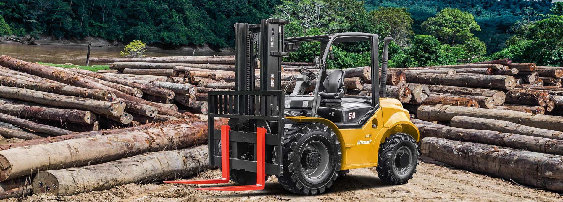 Liftsmart LS-RT50 Rough Terrain Forklift