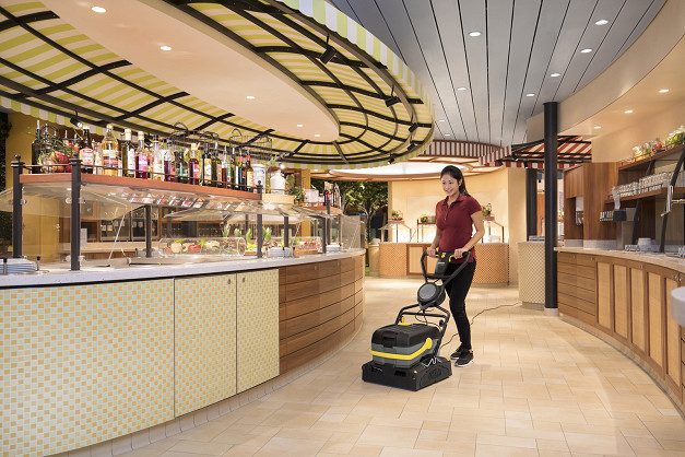 Karcher BR 40 10C Walk-Behind Scrubber Dryer