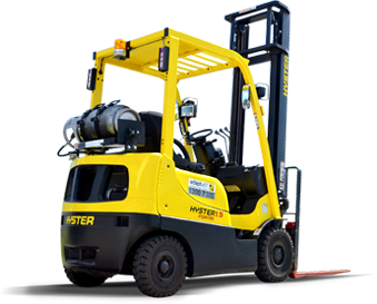 Used forklift banner
