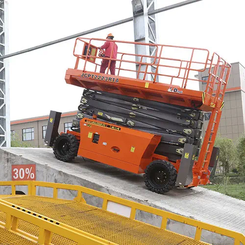 Safety Tips for Using a Scissor Lift on a Slope or Incline