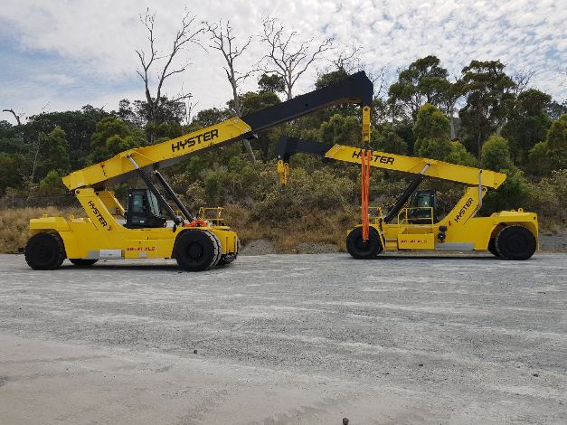 Rex J Andrews Hyster Reachstackers 1 Rex J Andrews Hyster Reachstackers 1