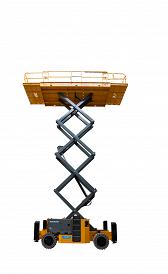 43FT / 13 Meter Rough Terrain Scissor Lift Hire (Hybrid / Electric)